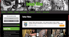 Desktop Screenshot of inkedalive.com