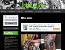 Tablet Screenshot of inkedalive.com